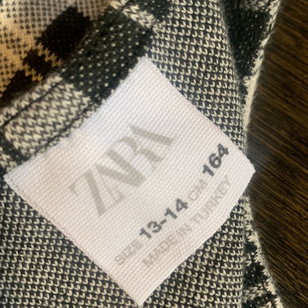 Girls Zara plaid romper - Picture 4 of 5